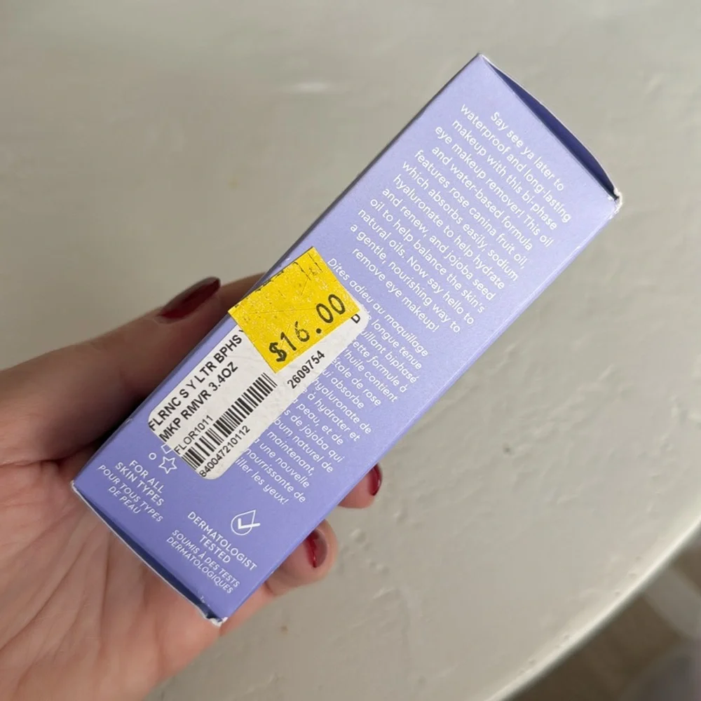 NEW- Florence by Mills See Ya Later! Bi Phase Eye Makeup Remover